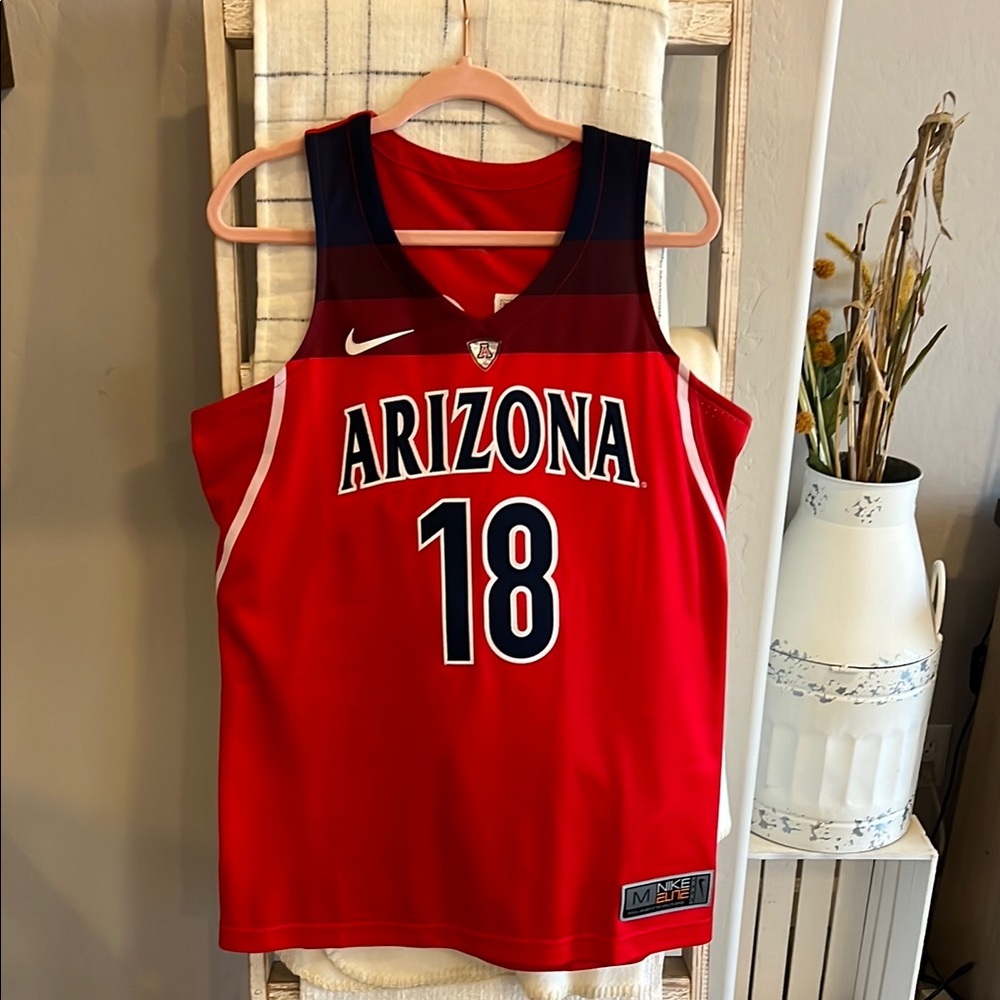 Nike Red and Blue Arizona Jersey